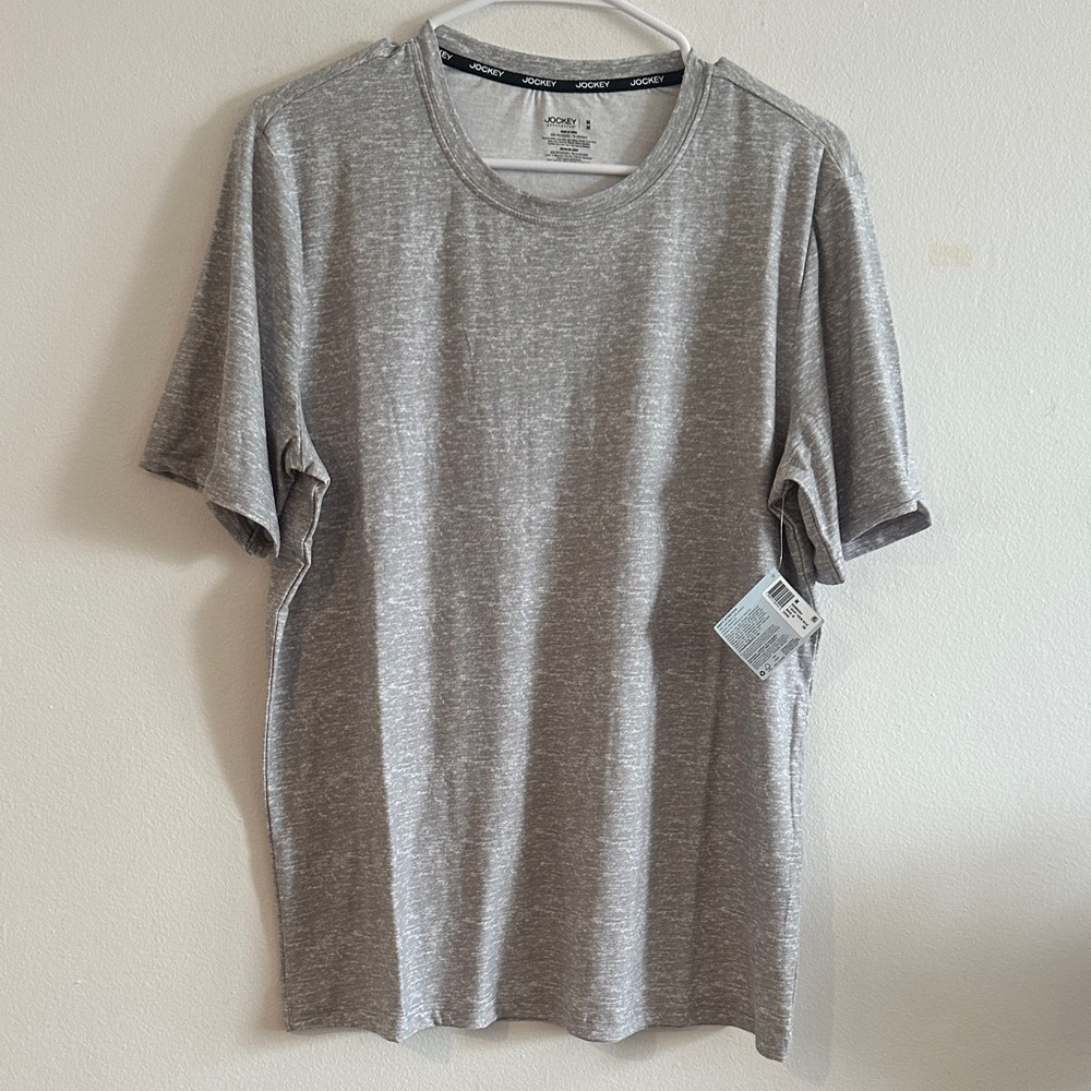 Jockey Heather Gray Men's Sleep Short Sleeve Tee